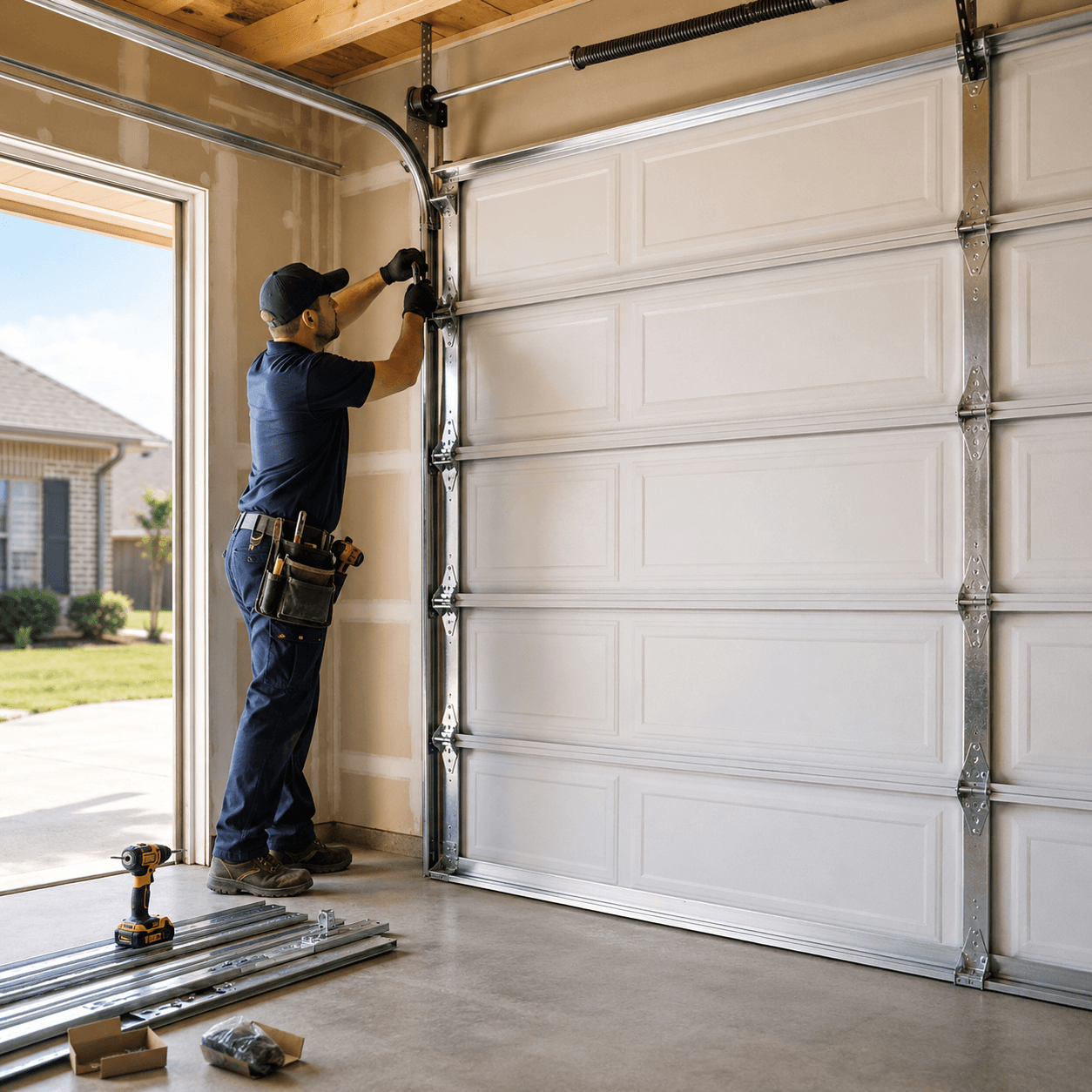 Garage door installation service in South Houston TX
