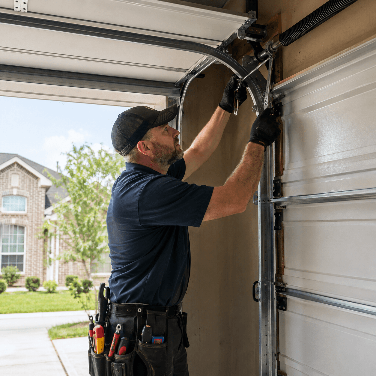 Garage door repair service in South Houston TX