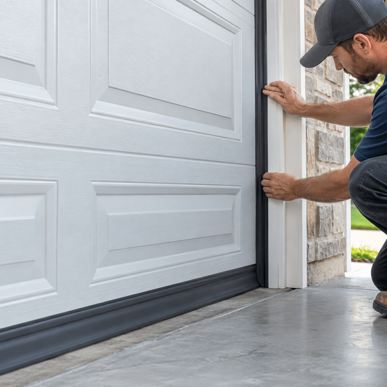Garage Door Parts South Houston TX bottom seal and perimeter weatherstripping for residential garage door