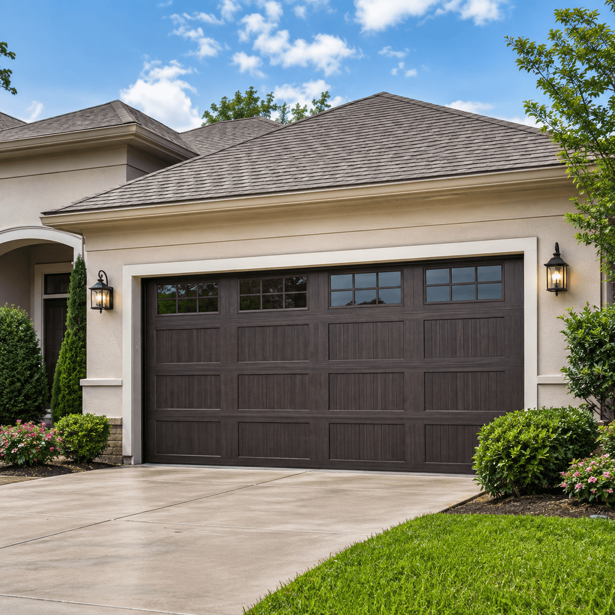 Residential garage door service in South Houston TX